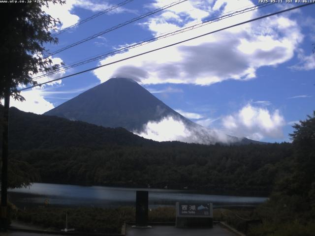 西湖からの富士山