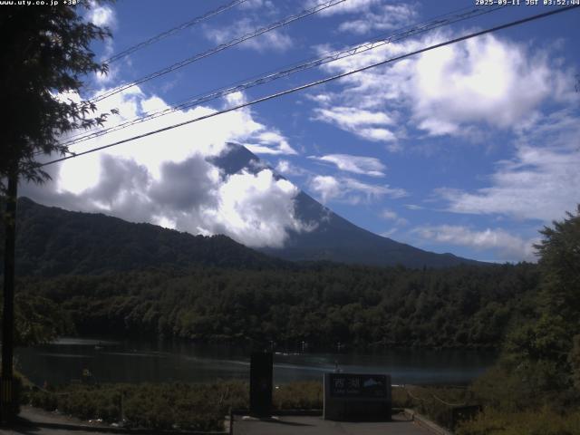 西湖からの富士山