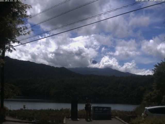 西湖からの富士山