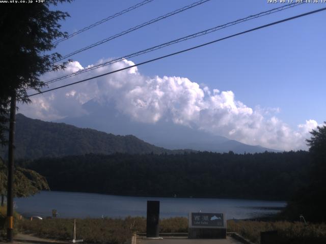 西湖からの富士山