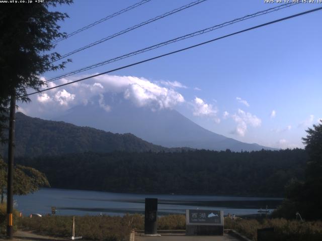 西湖からの富士山