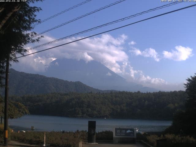 西湖からの富士山
