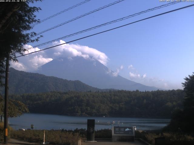 西湖からの富士山