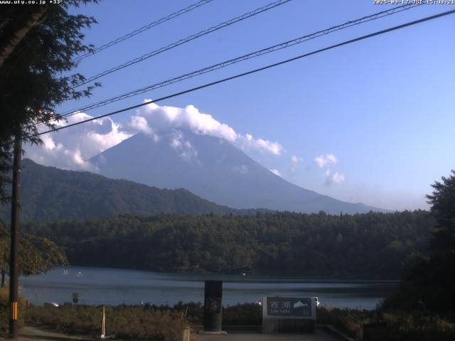 西湖からの富士山