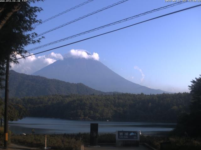 西湖からの富士山