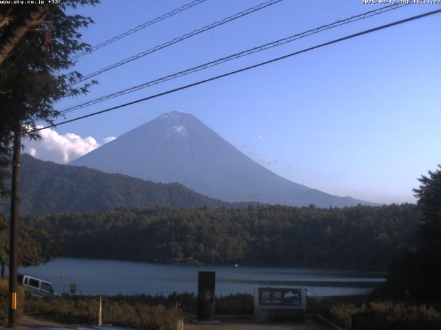 西湖からの富士山