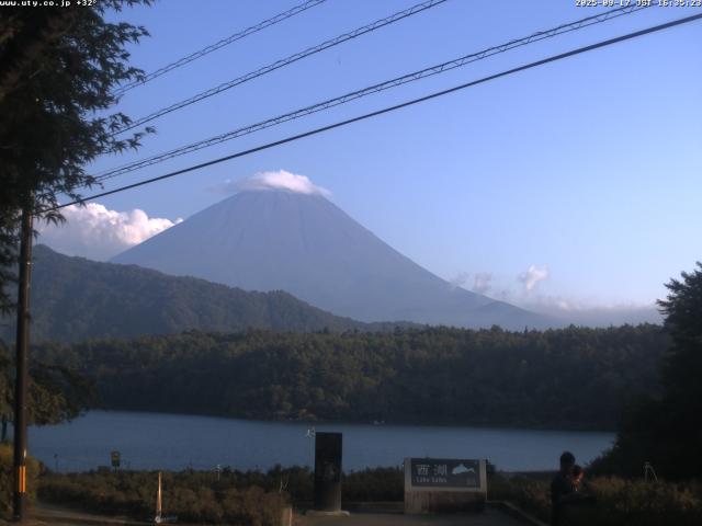 西湖からの富士山