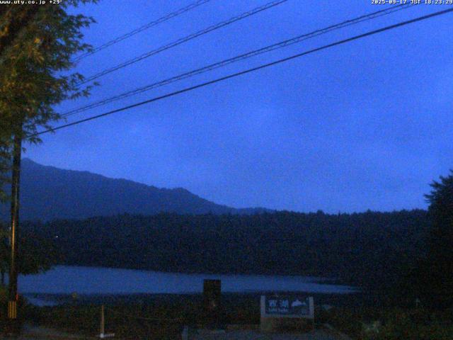 西湖からの富士山