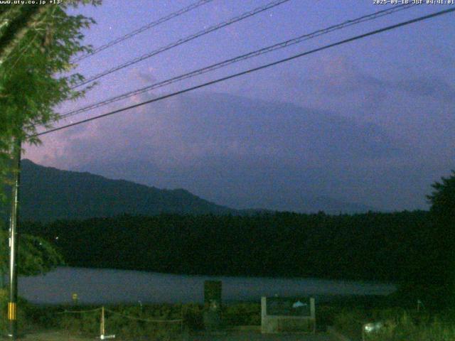 西湖からの富士山
