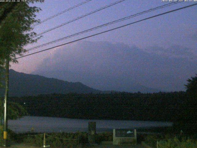 西湖からの富士山