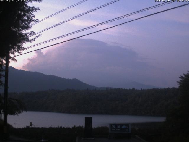 西湖からの富士山