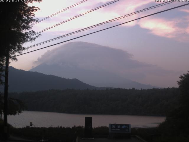 西湖からの富士山