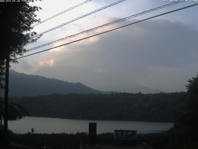 西湖からの富士山