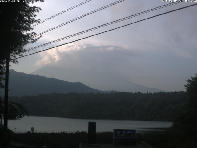 西湖からの富士山