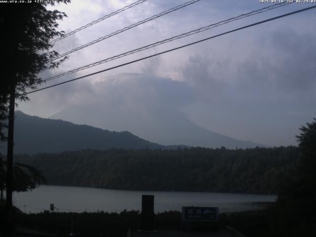 西湖からの富士山