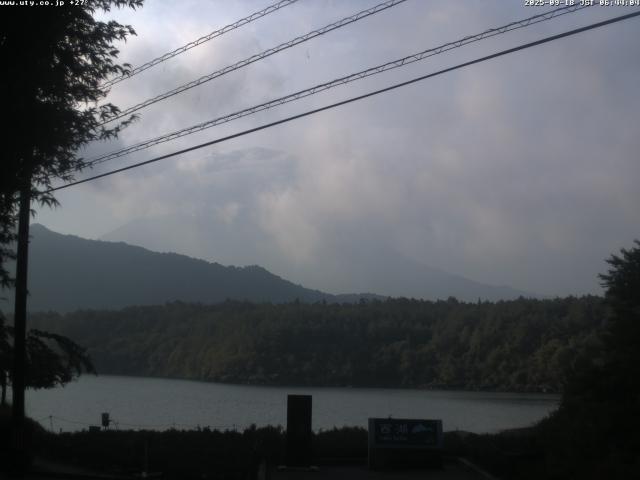 西湖からの富士山