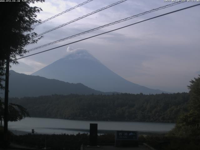 西湖からの富士山