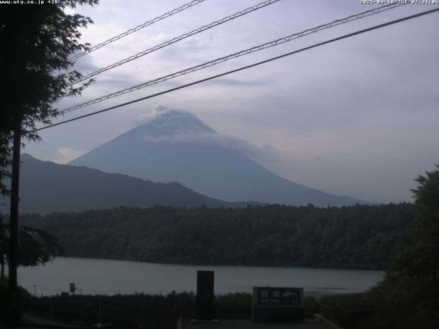 西湖からの富士山