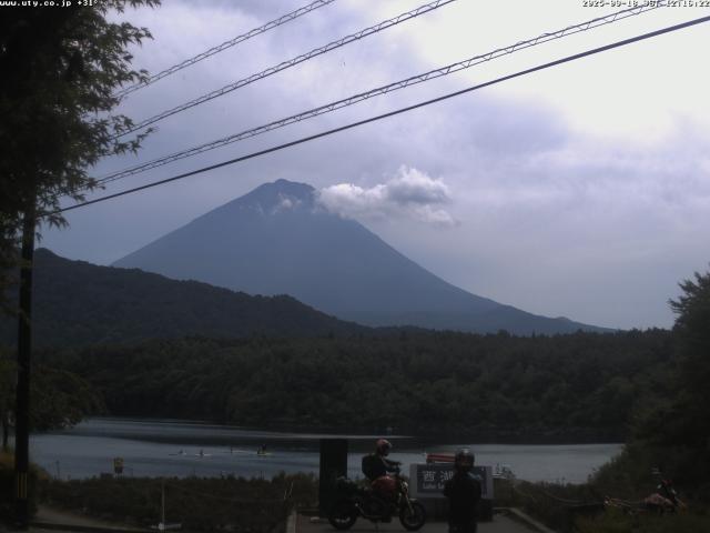 西湖からの富士山