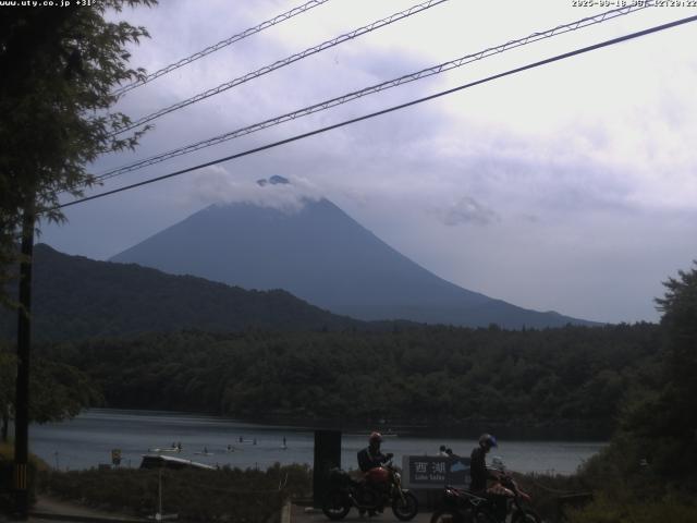 西湖からの富士山