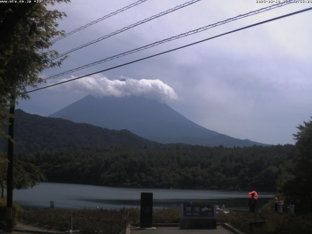西湖からの富士山