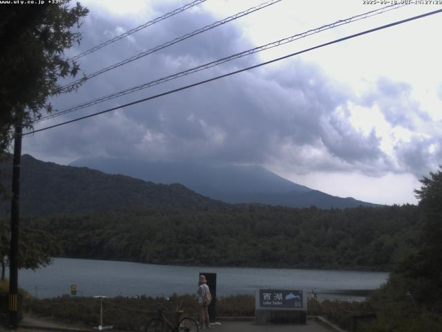 西湖からの富士山