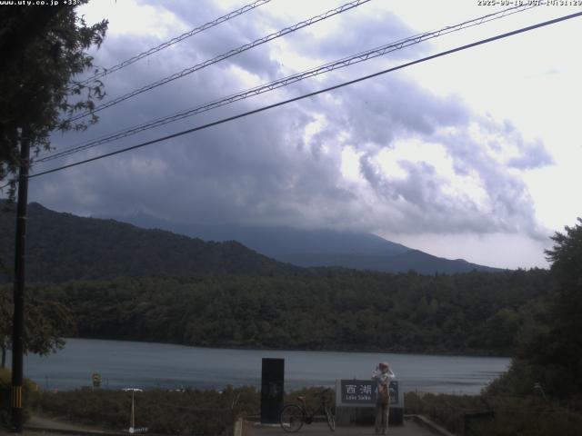 西湖からの富士山