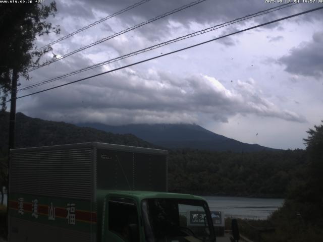 西湖からの富士山