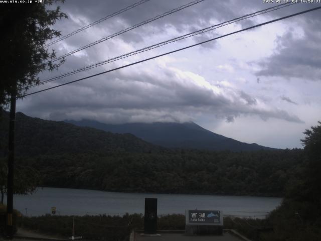 西湖からの富士山