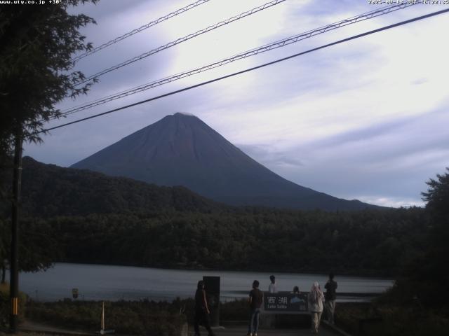 西湖からの富士山