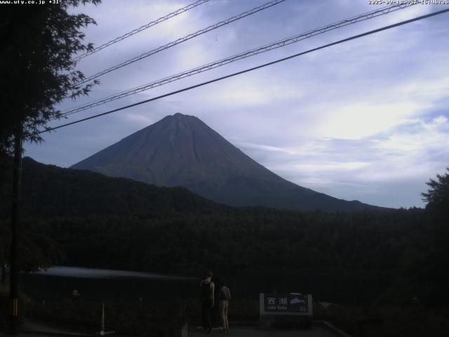 西湖からの富士山