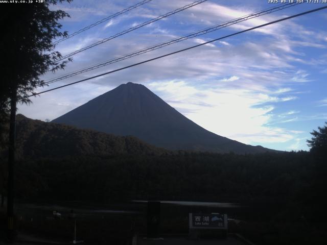 西湖からの富士山