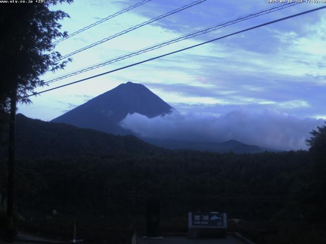 西湖からの富士山