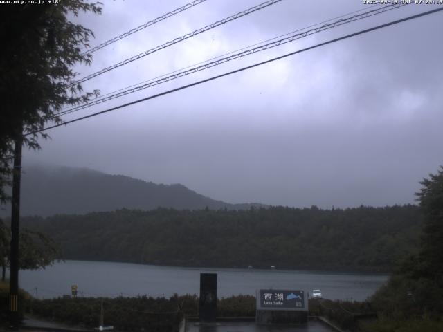 西湖からの富士山