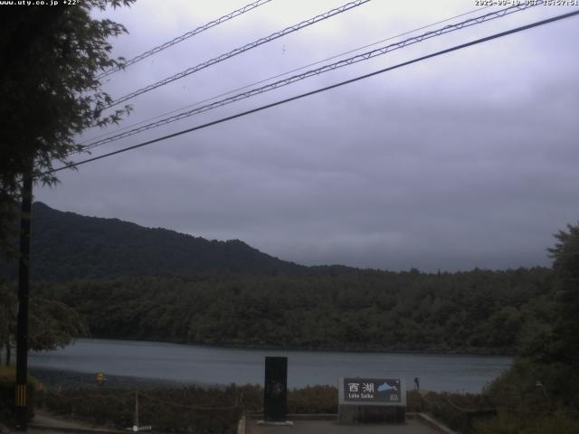 西湖からの富士山