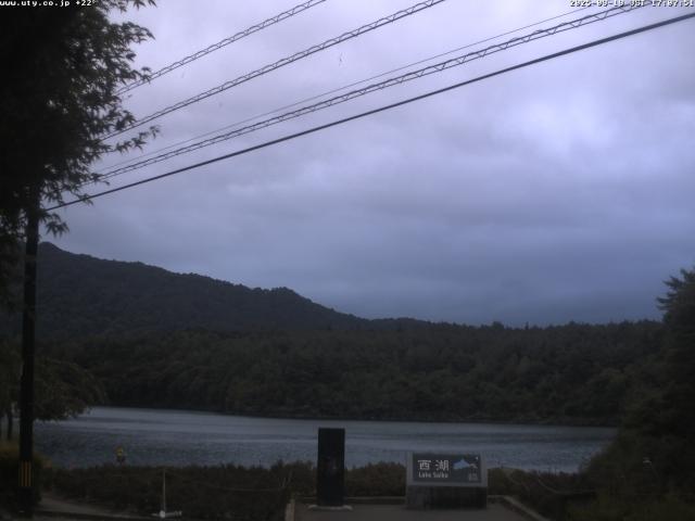 西湖からの富士山