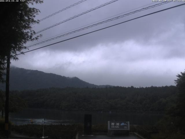 西湖からの富士山