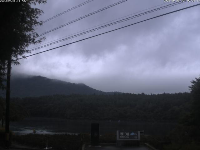 西湖からの富士山