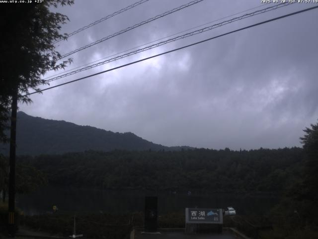 西湖からの富士山