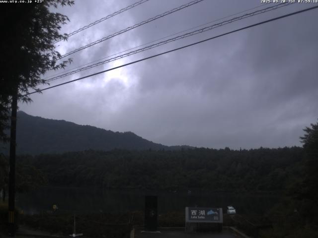 西湖からの富士山