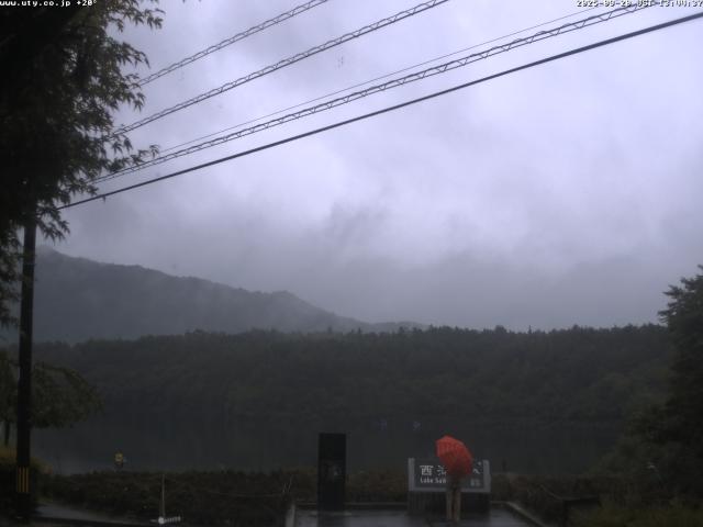 西湖からの富士山