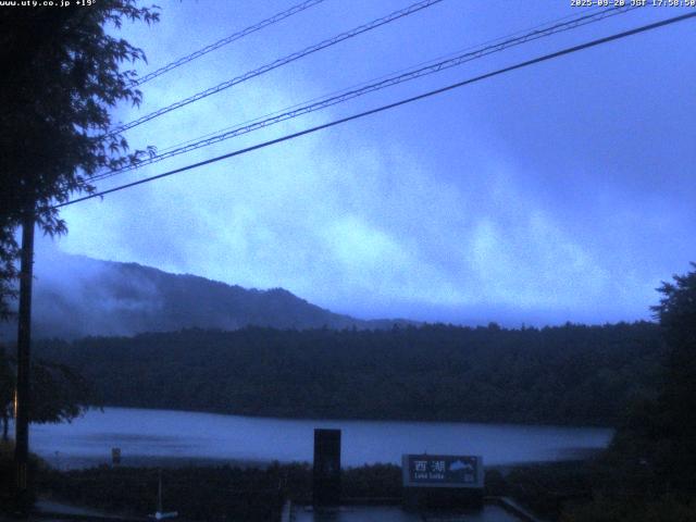 西湖からの富士山