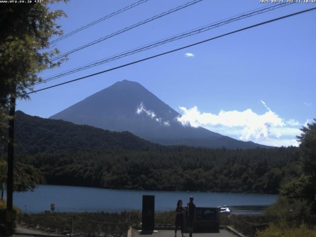 西湖からの富士山