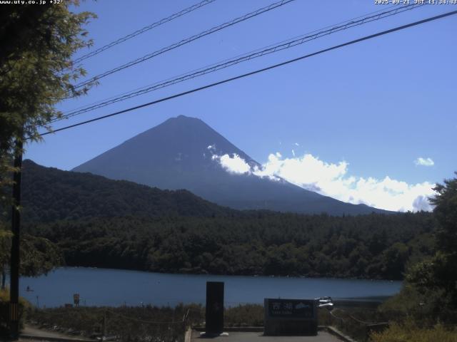 西湖からの富士山