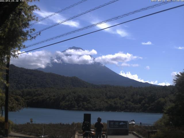 西湖からの富士山