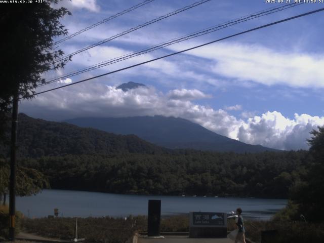 西湖からの富士山
