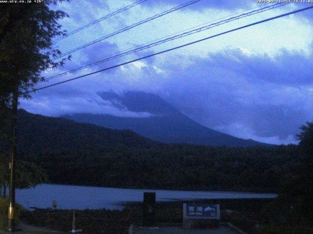 西湖からの富士山