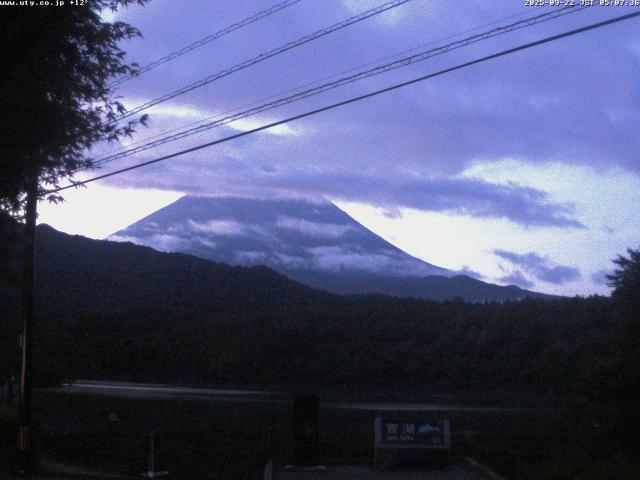 西湖からの富士山