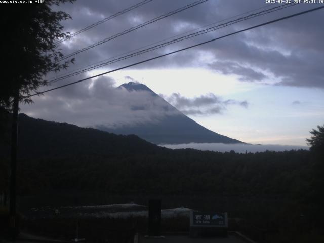 西湖からの富士山