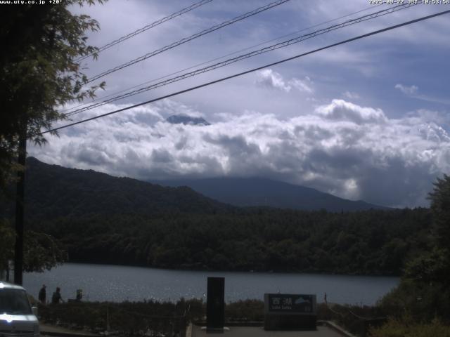 西湖からの富士山